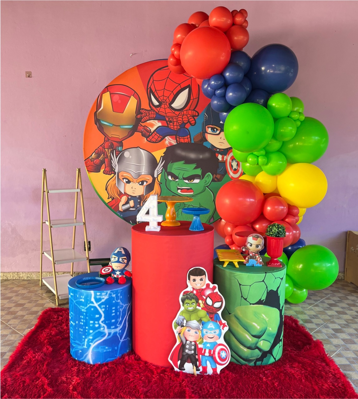 Decoração Infantil Pp - Vingadores Baby  - Me Pegue Monte