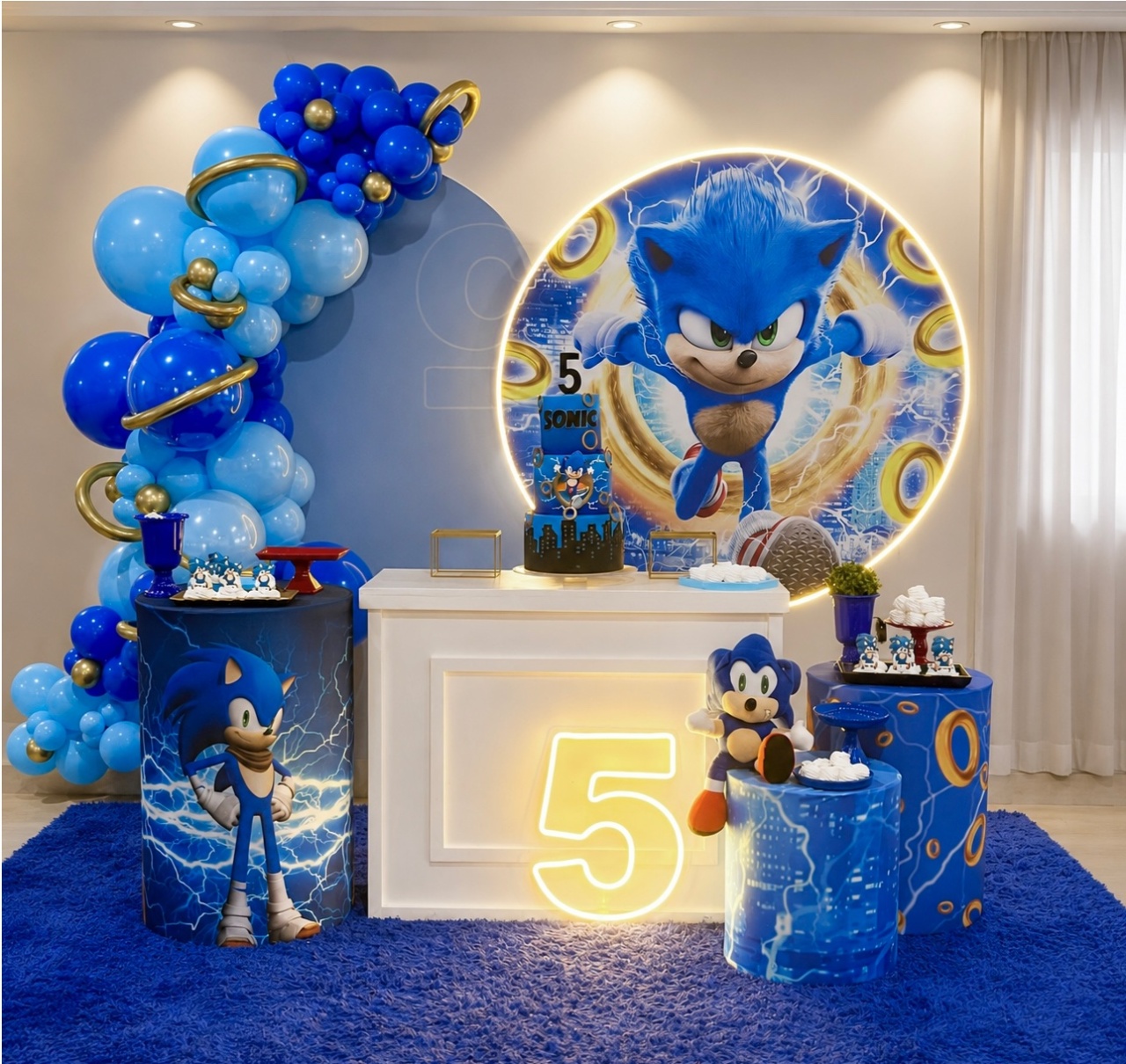 Decoração Infantil - Sonic - Me Pegue Monte