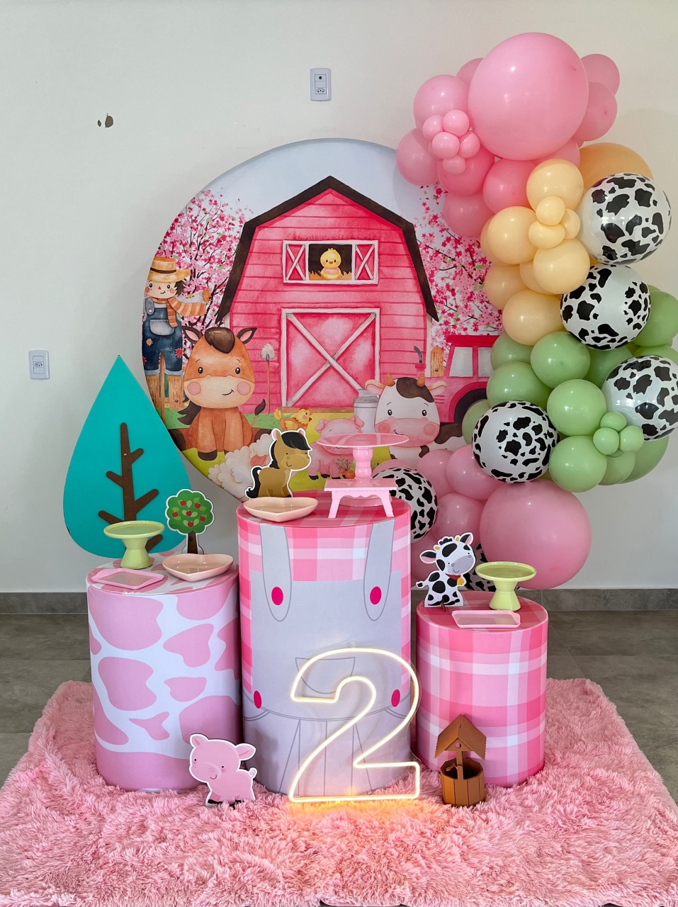 Decoração Fazendinha Feminino 1  - Me Pegue Monte