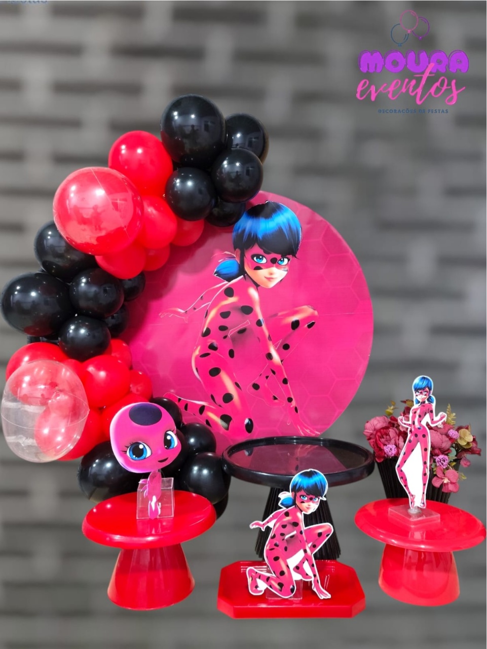 Kit Só Um Bolinho Ladybug  - MOURA EVENTOSS