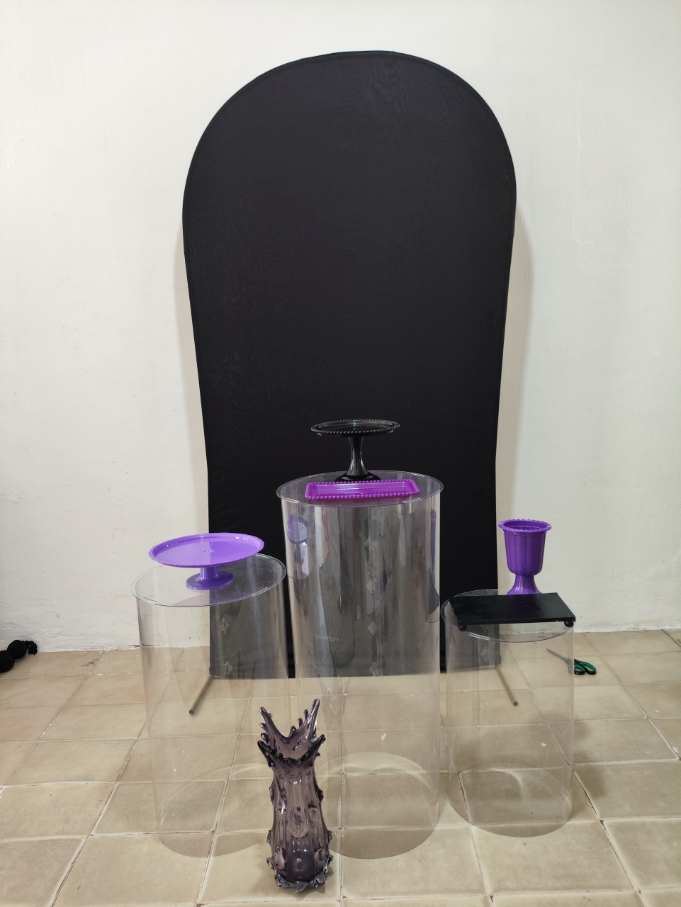 Kit M Preto E Roxo - MOURA EVENTOSS
