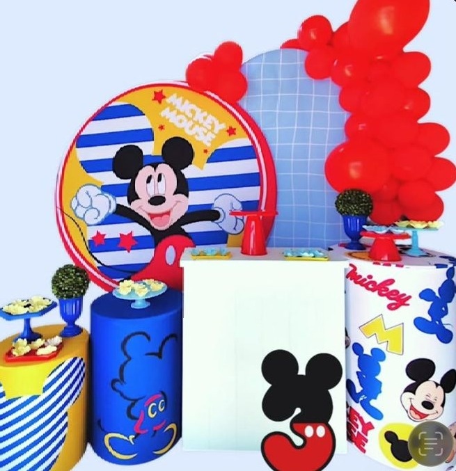 Kit G Mickey Mouse Azul - MOURA EVENTOSS