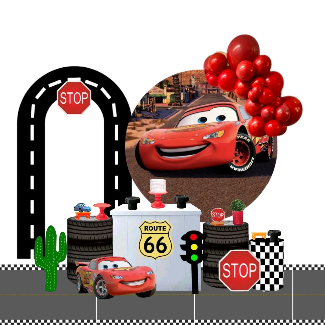 Kit G Relâmpago Mcqueen - MOURA EVENTOSS