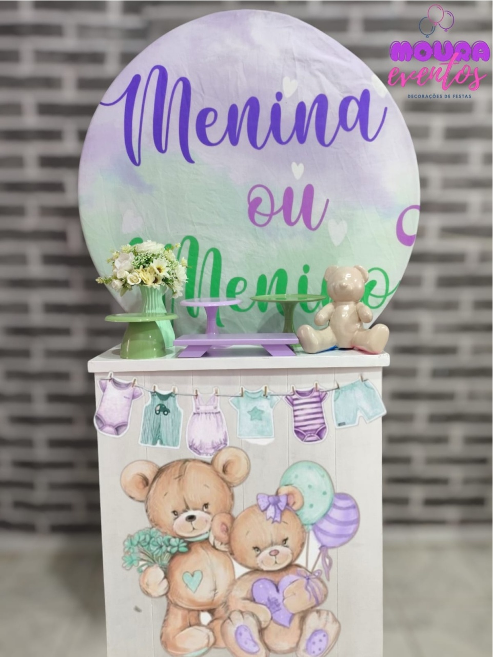Kit P Cha Revelação - MOURA EVENTOSS
