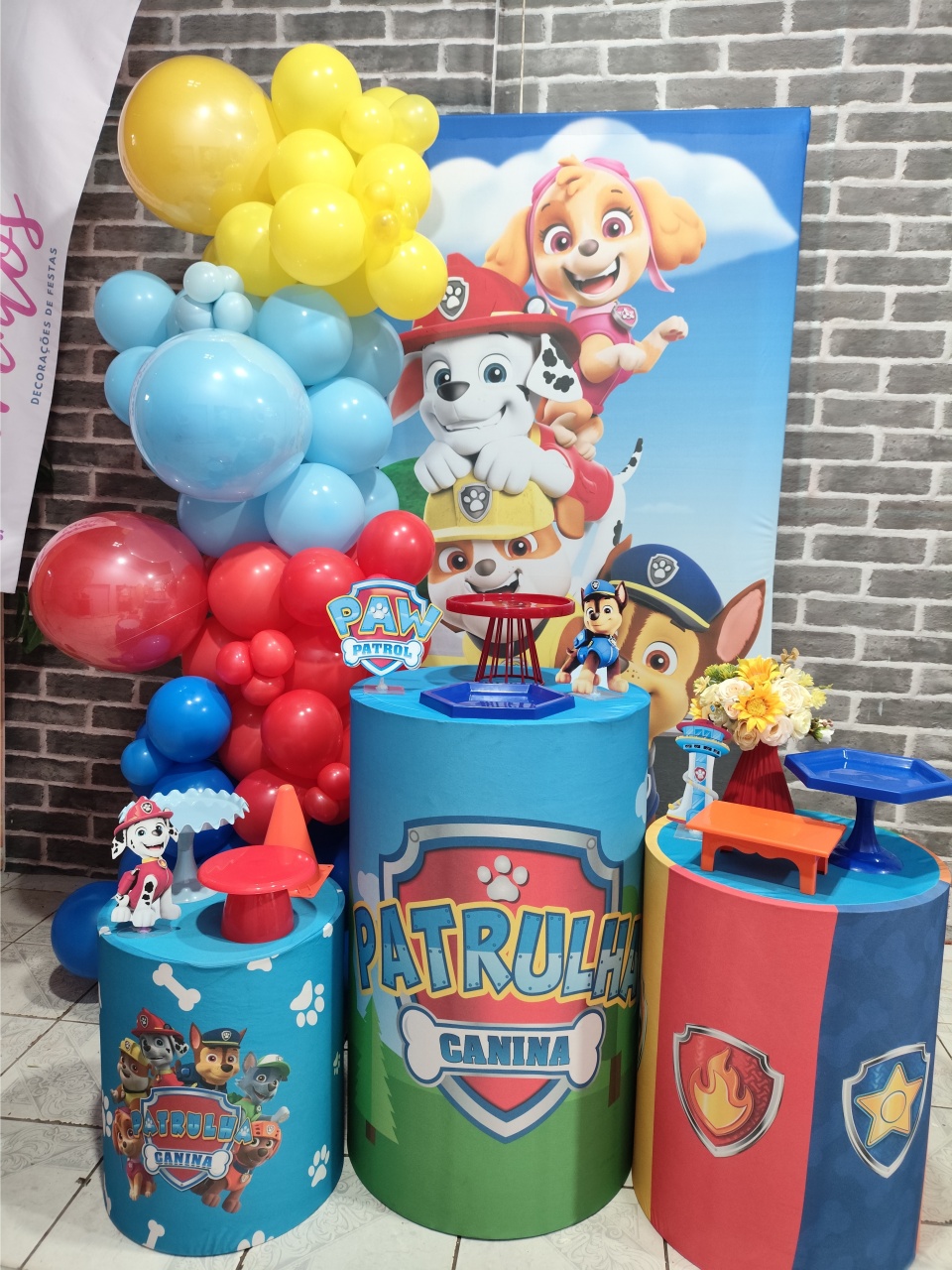 Kit M Patrulha Canina - MOURA EVENTOSS