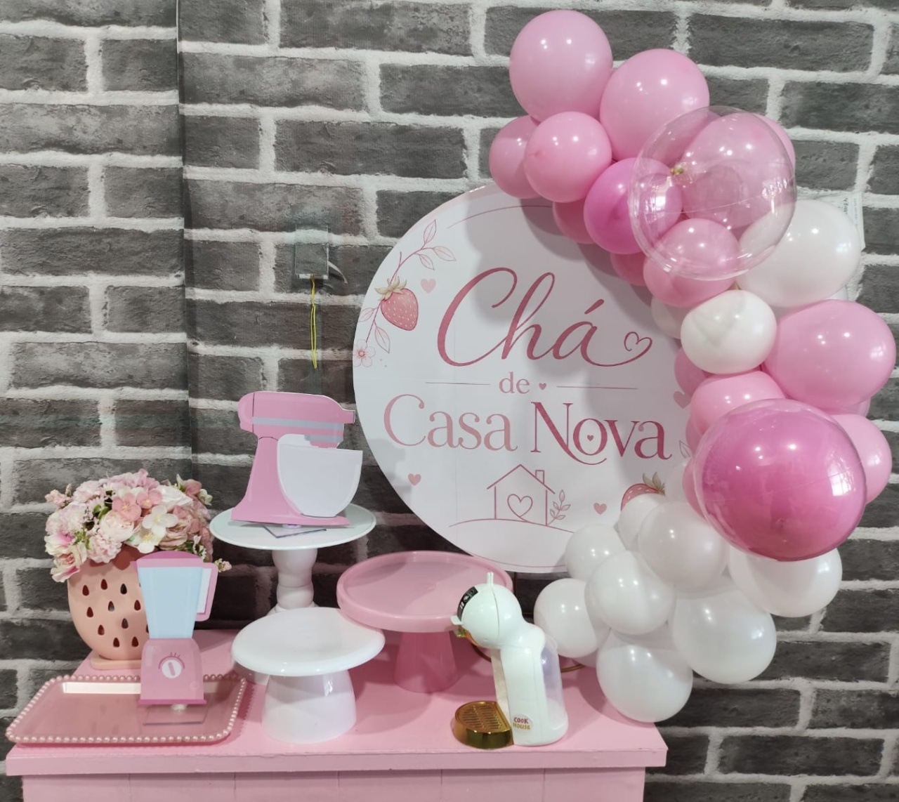 Kit Só Um Bolinho Chá de Casa Nova 2.0 - MOURA EVENTOSS