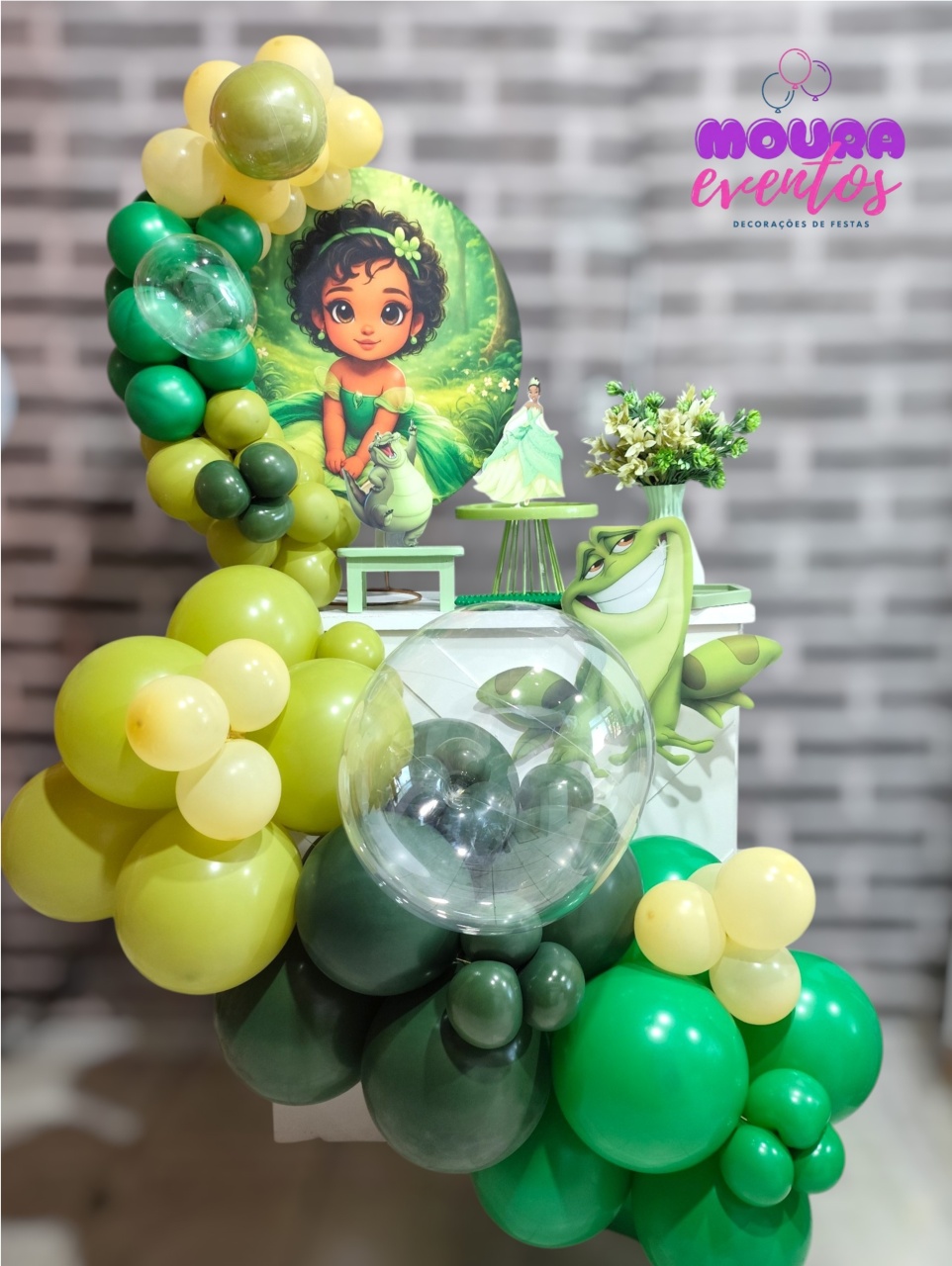 Kit Festa Na Mesa A Princesa E O Sapo Baby - MOURA EVENTOSS