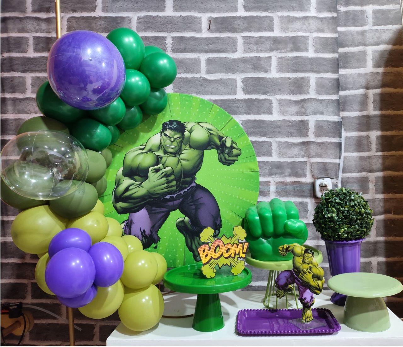 Kit Só Um Bolinho Hulk - MOURA EVENTOSS