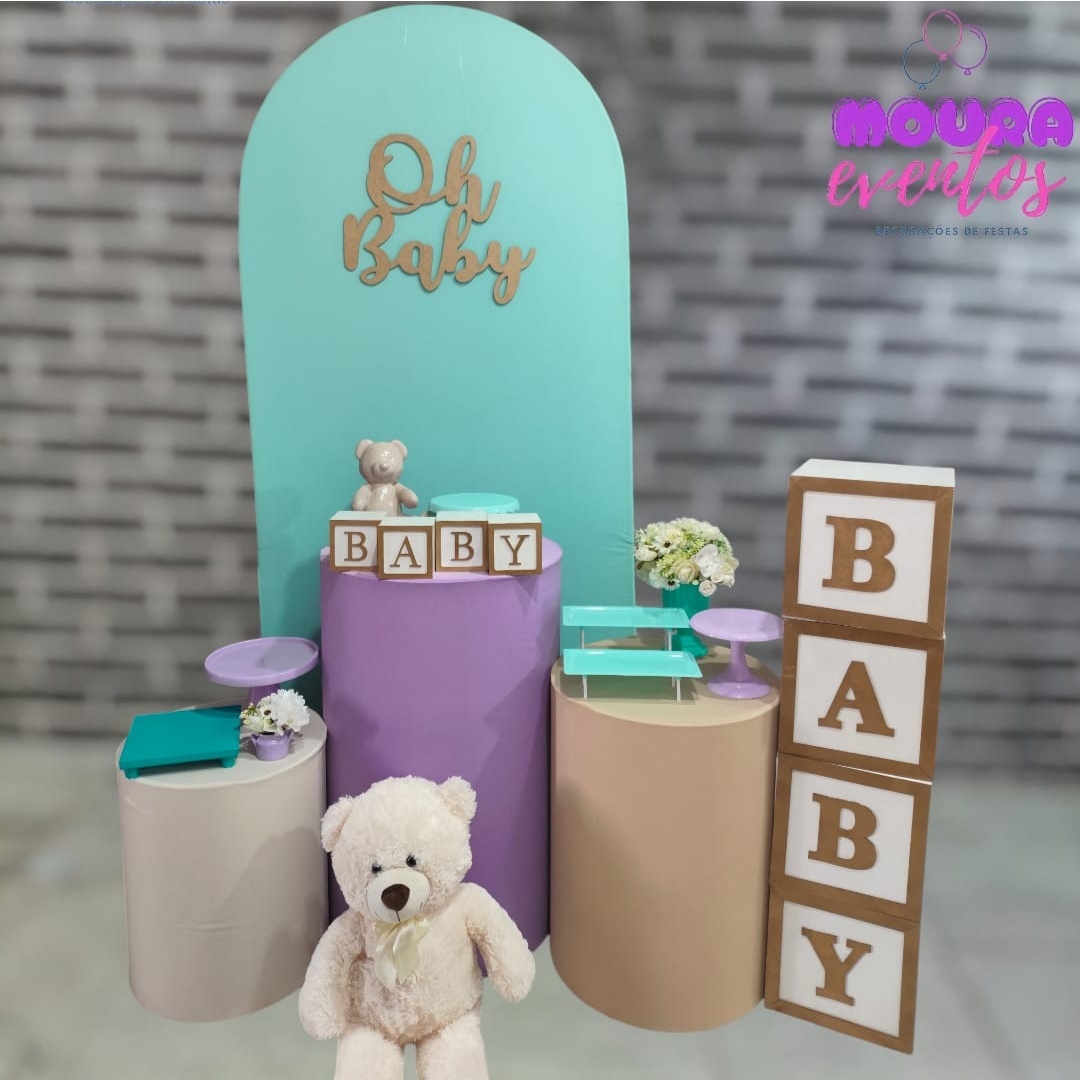Kit M Cha de Fraudas Lilas, Turqueza E Bege 2.0 - MOURA EVENTOSS