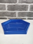 Bandeja Baixa Sextavada Azul Escuro - imagem 1