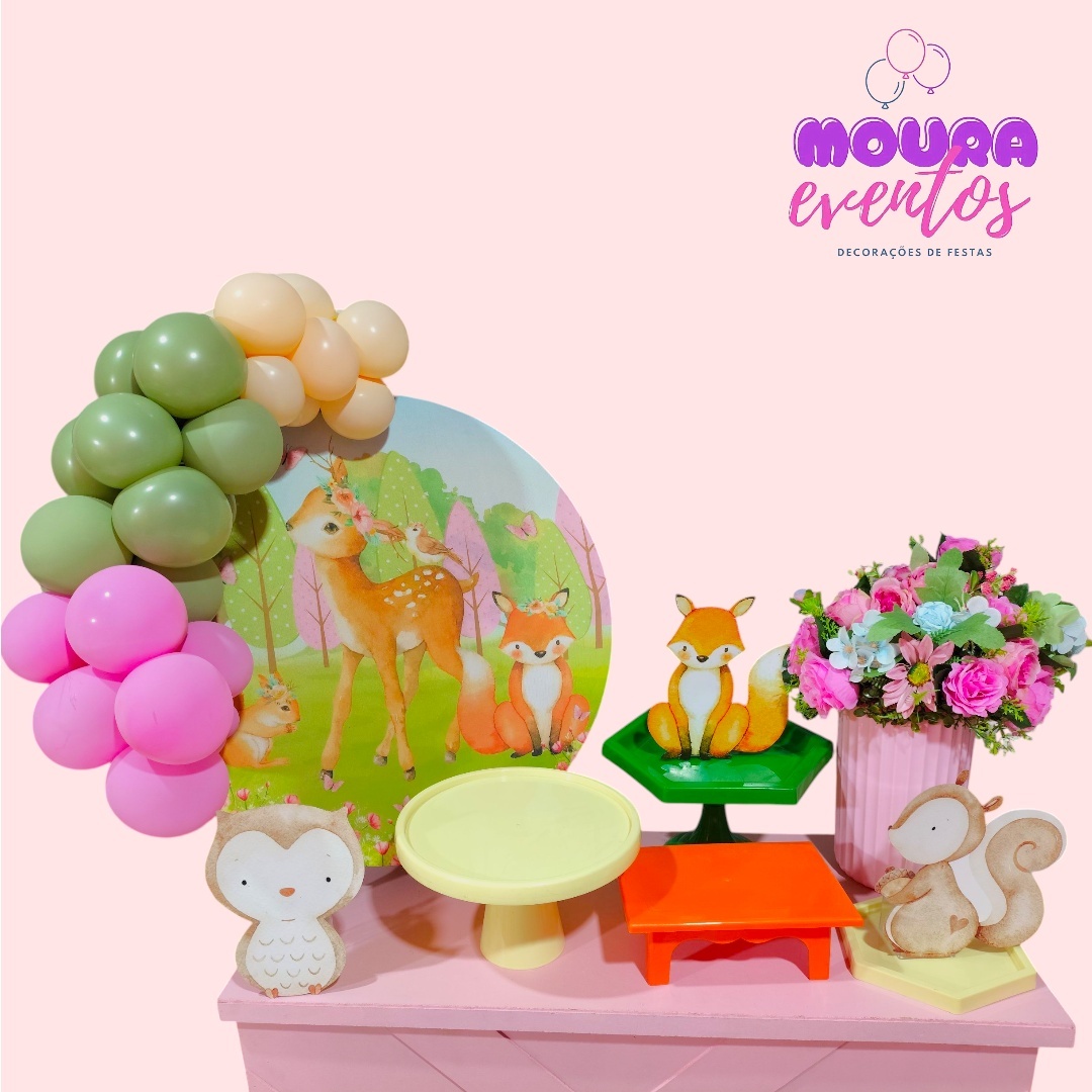 Kit Só Um Bolinho Bosque - MOURA EVENTOSS