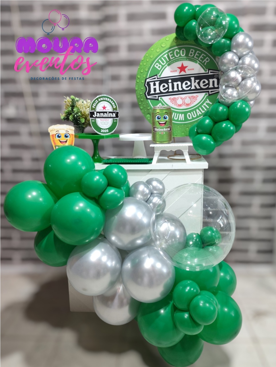 Kit Festa Na Mesa Heineken - MOURA EVENTOSS