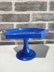 Bandeja Alta Sextavada Azul Escuro - imagem 1