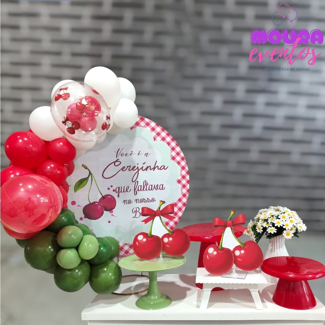 Kit Só Um Bolinho Cerejinha - MOURA EVENTOSS