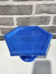 Bandeja Alta Sextavada Azul Escuro - imagem 2