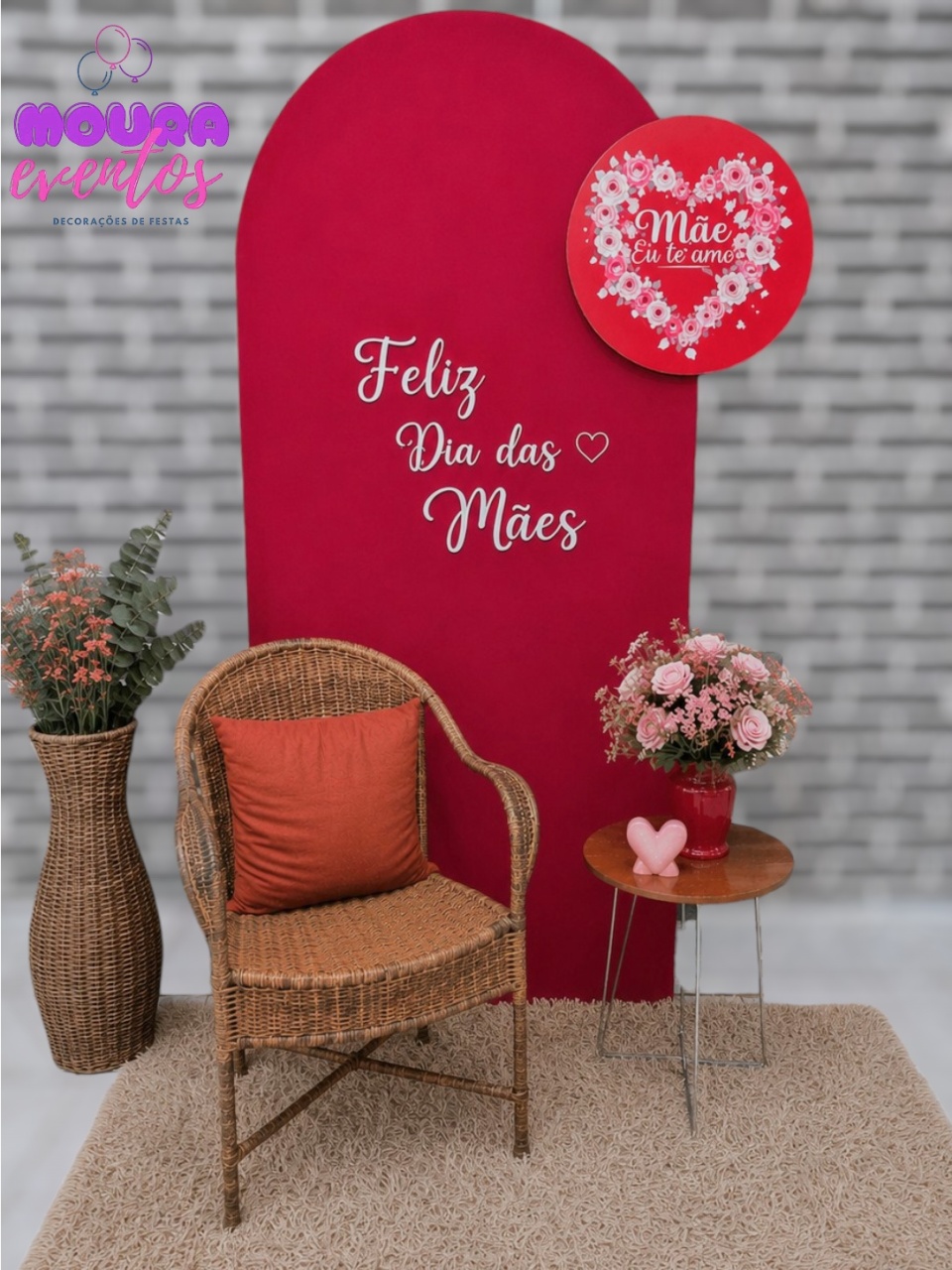 Kit P Dia das Maes Vermelho - MOURA EVENTOSS