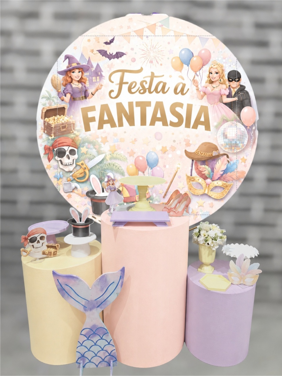 Kit M Festa A Fantasia - MOURA EVENTOSS