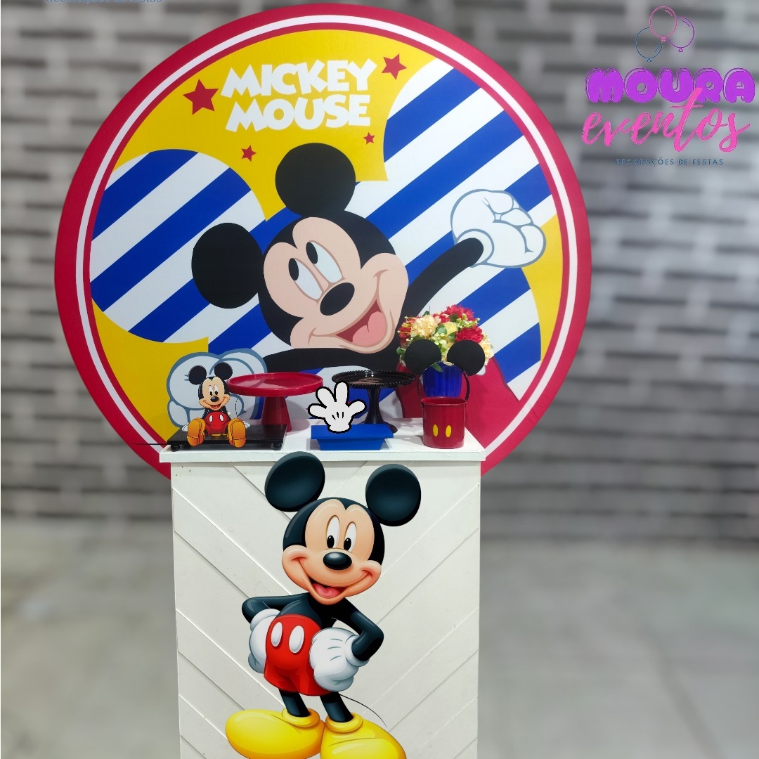 Kit P Mickey Mouse Azul - MOURA EVENTOSS