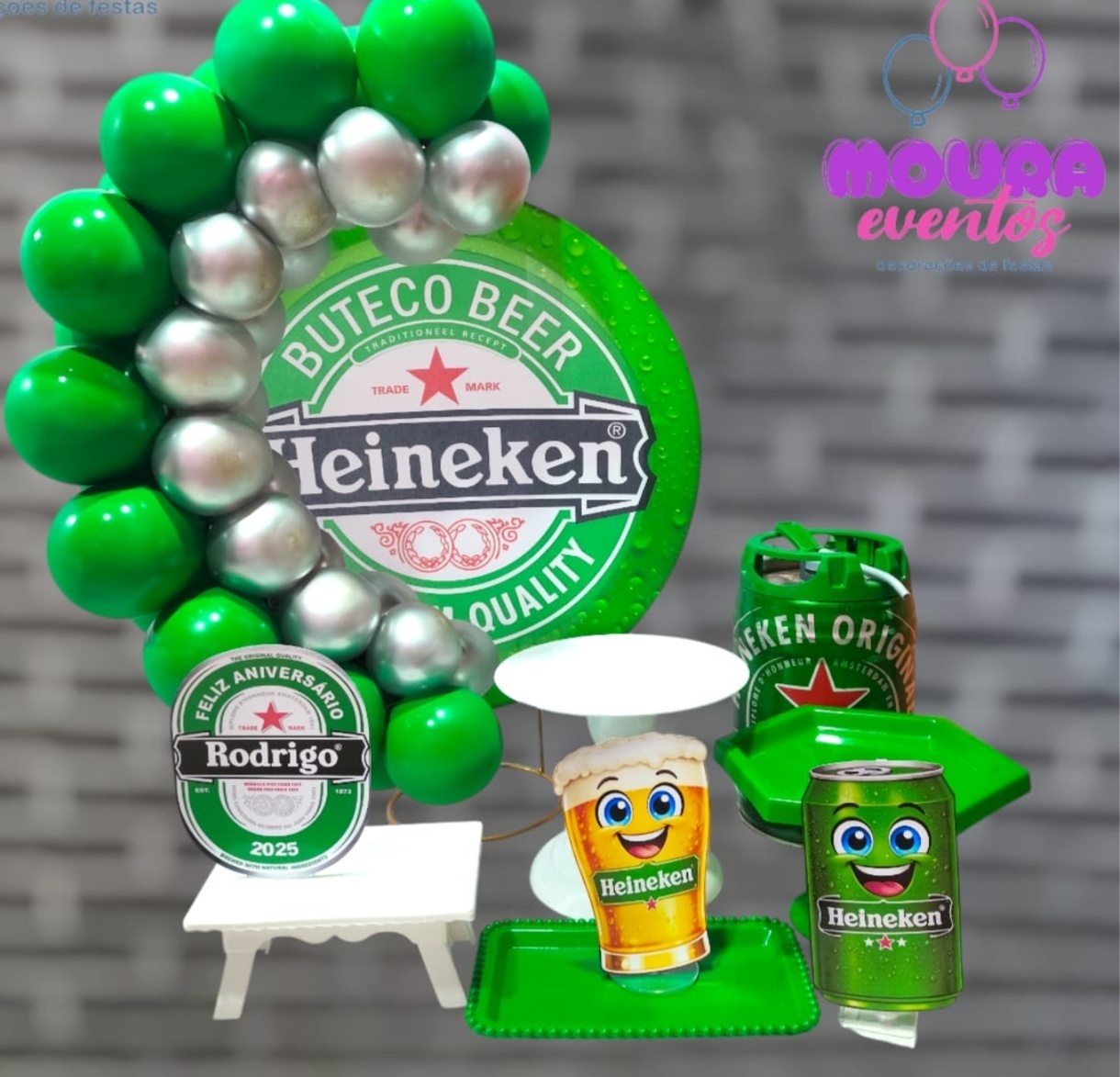 Kit Só Um Bolinho Heineken - MOURA EVENTOSS