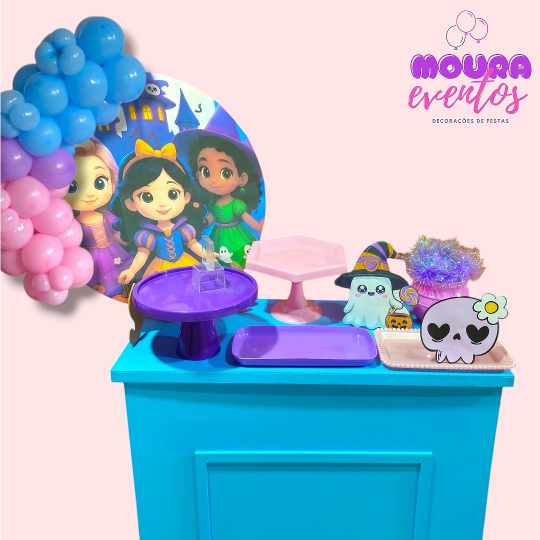Kit Só Um Bolinho Halloween Bruxinhas - MOURA EVENTOSS
