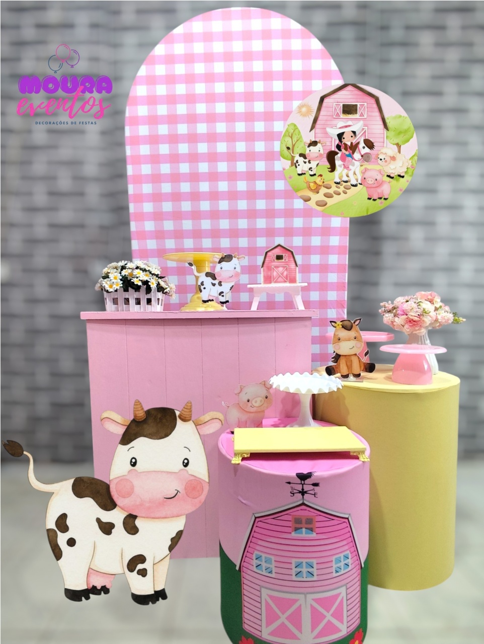 Kit M Fazendinha Menina (Plus) - MOURA EVENTOSS