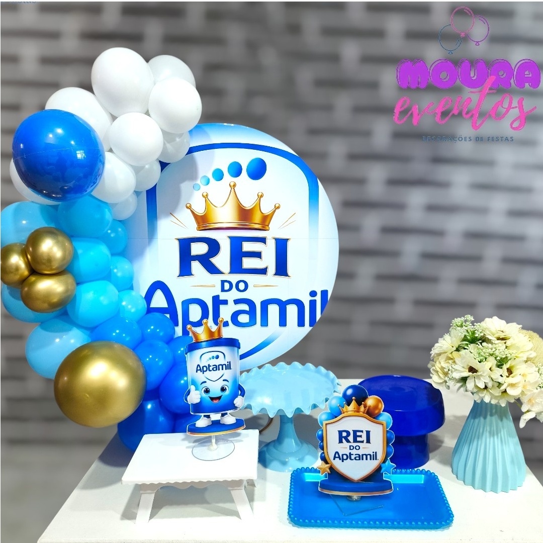 Kit Só Um Bolinho Rei Do Aptamil - MOURA EVENTOSS