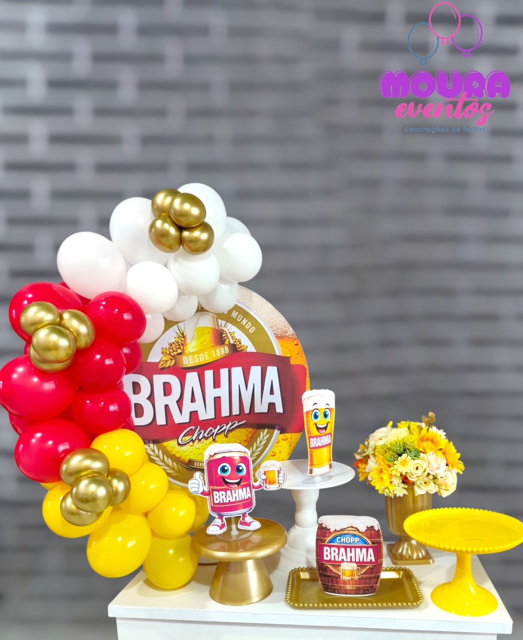 Kit Só Um Bolinho Brahma - MOURA EVENTOSS