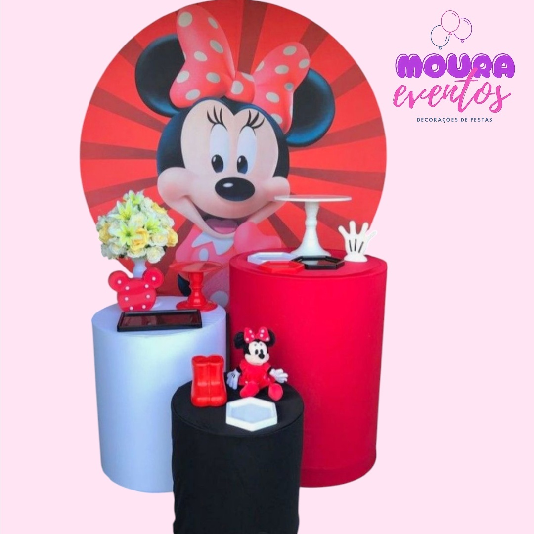 Kit M da Minnie Vermelha - MOURA EVENTOSS