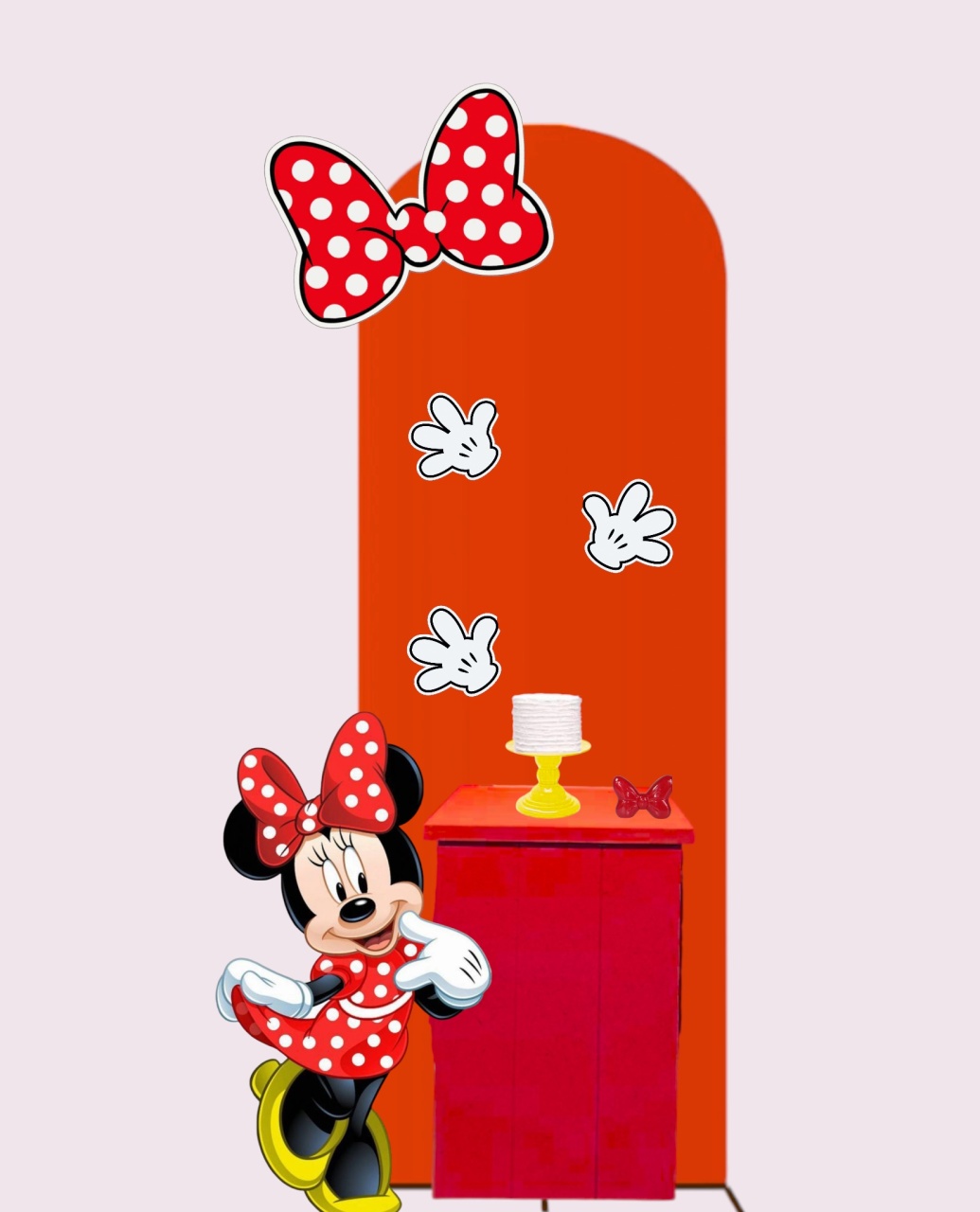 Kit P da Minnie Vermelha - MOURA EVENTOSS