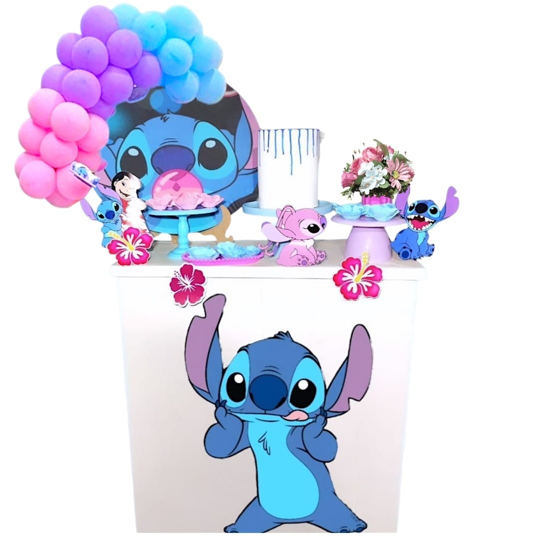 Kit Festa Na Mesa Stitch - MOURA EVENTOSS