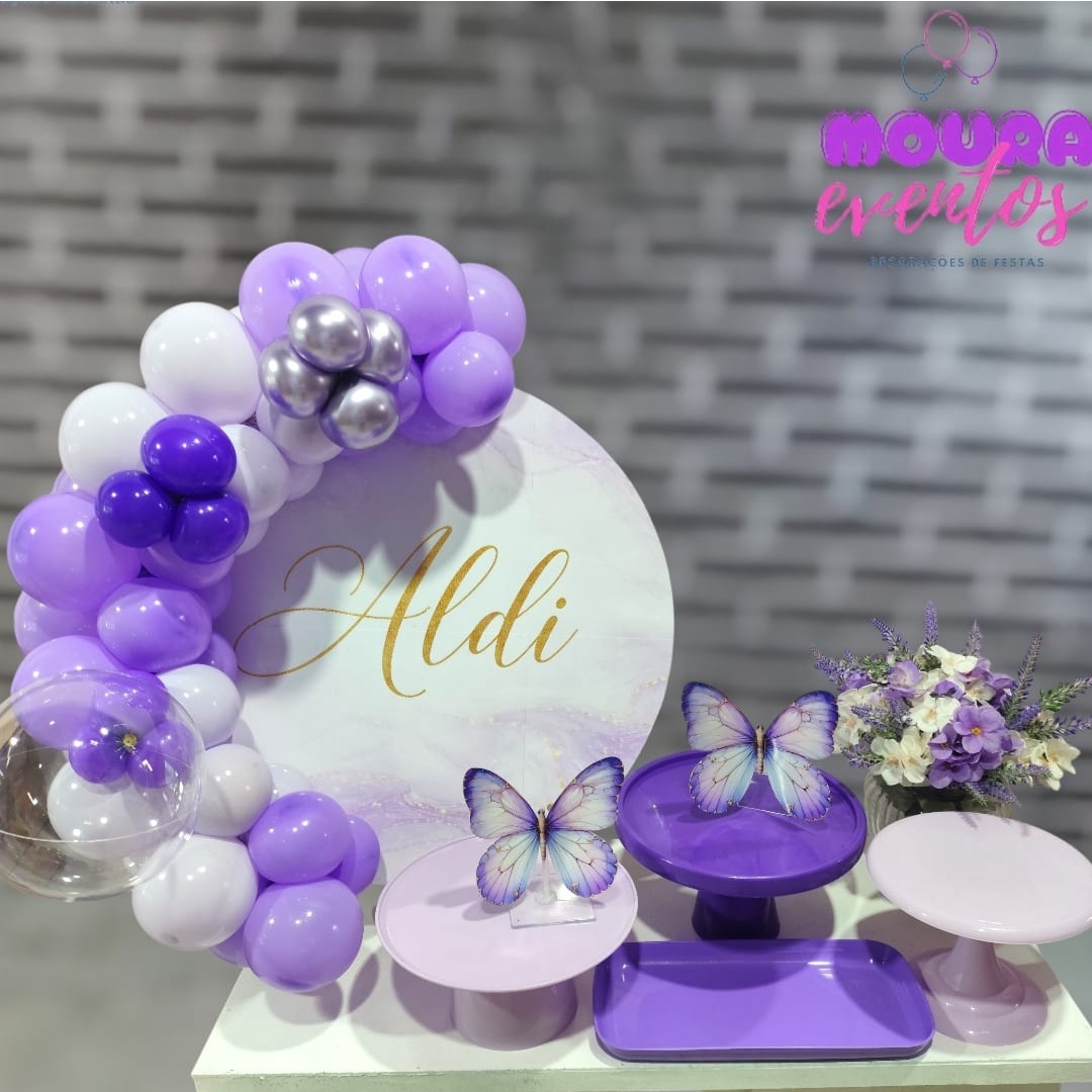 Kit Só Um Bolinho Lilas - MOURA EVENTOSS