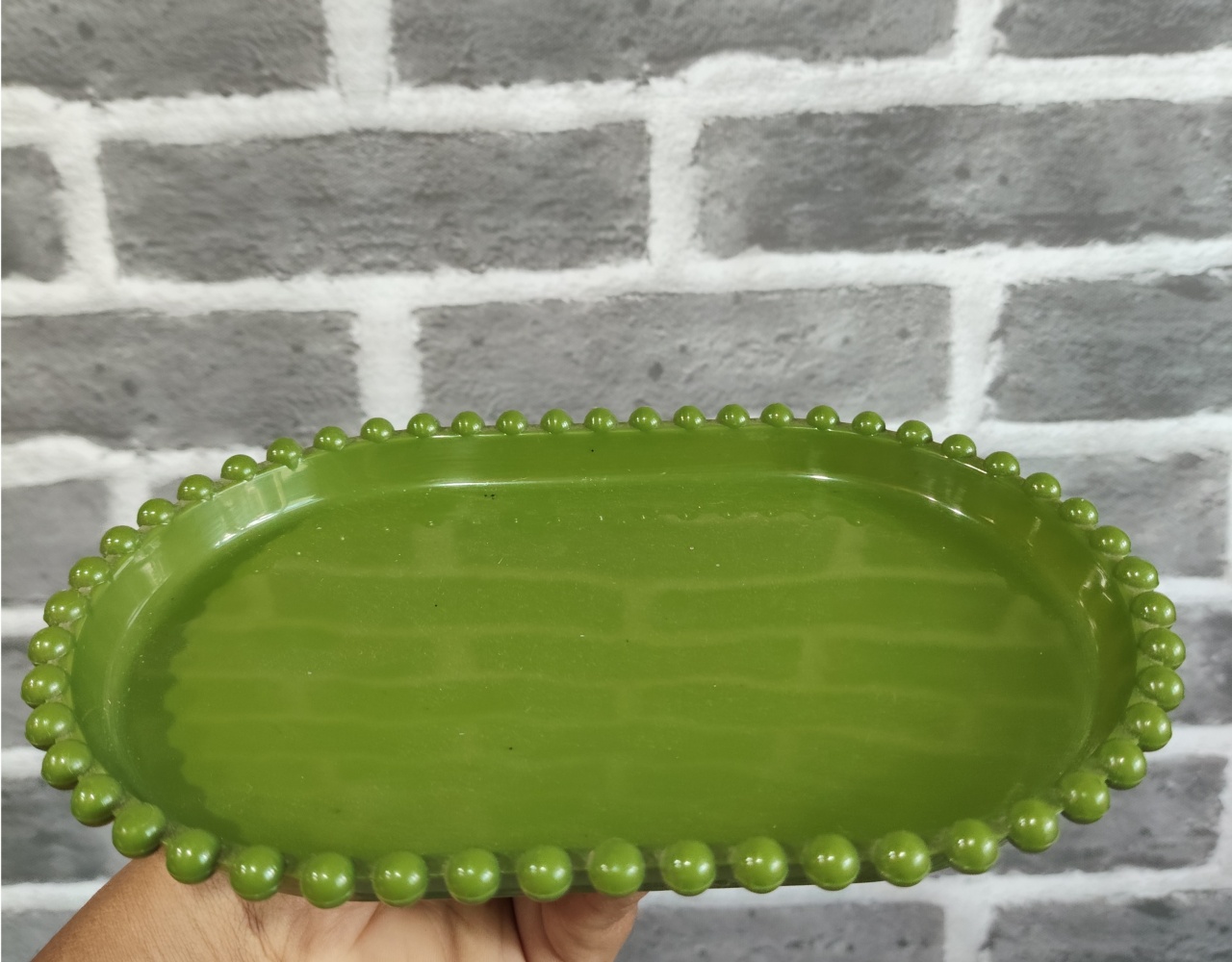 Bandeja Baixa Verde Musgo - MOURA EVENTOSS