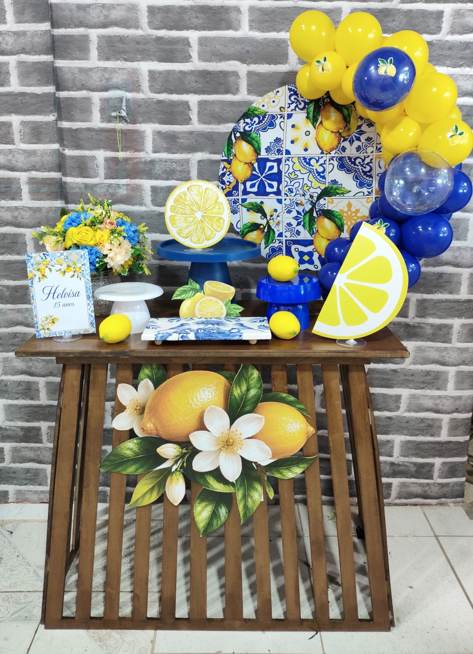Kit Festa Na Mesa Limao Siciliano - MOURA EVENTOSS