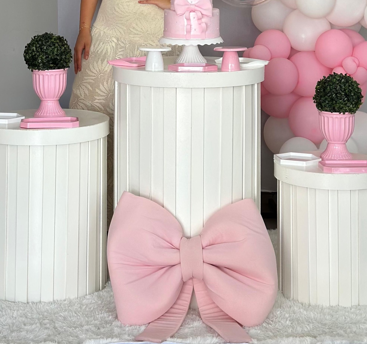 Laço Rosa - decorbox