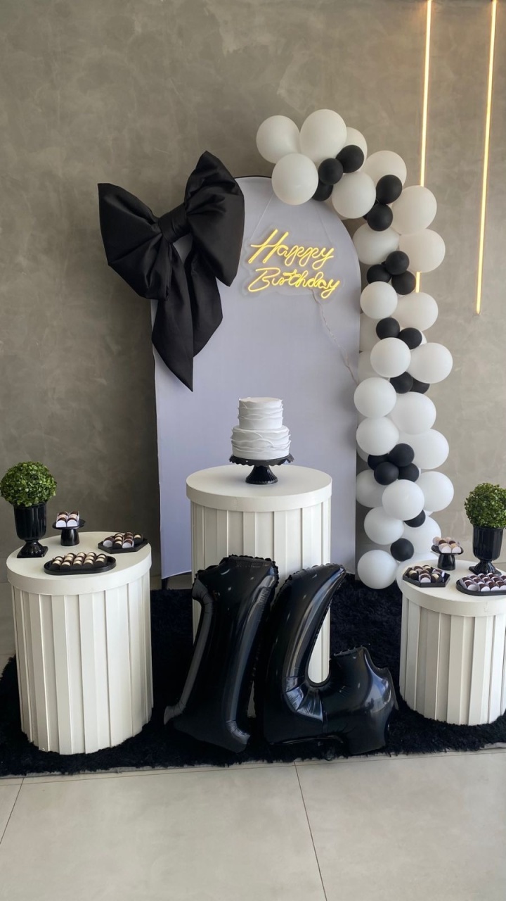 Adulto Branco E Preto - decorbox