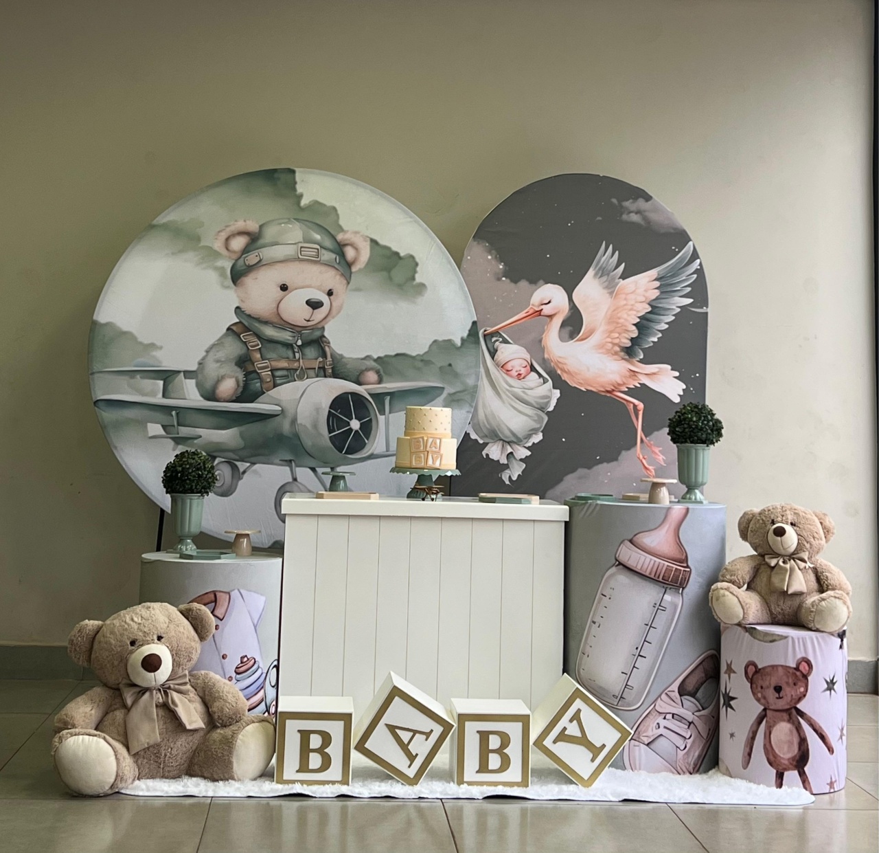 Chá de Bebe Verde - decorbox