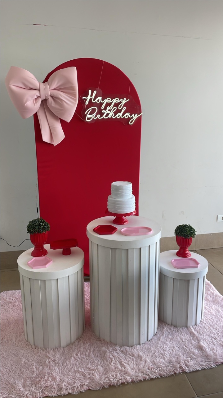 Kit Vermelho C/ Laço - decorbox