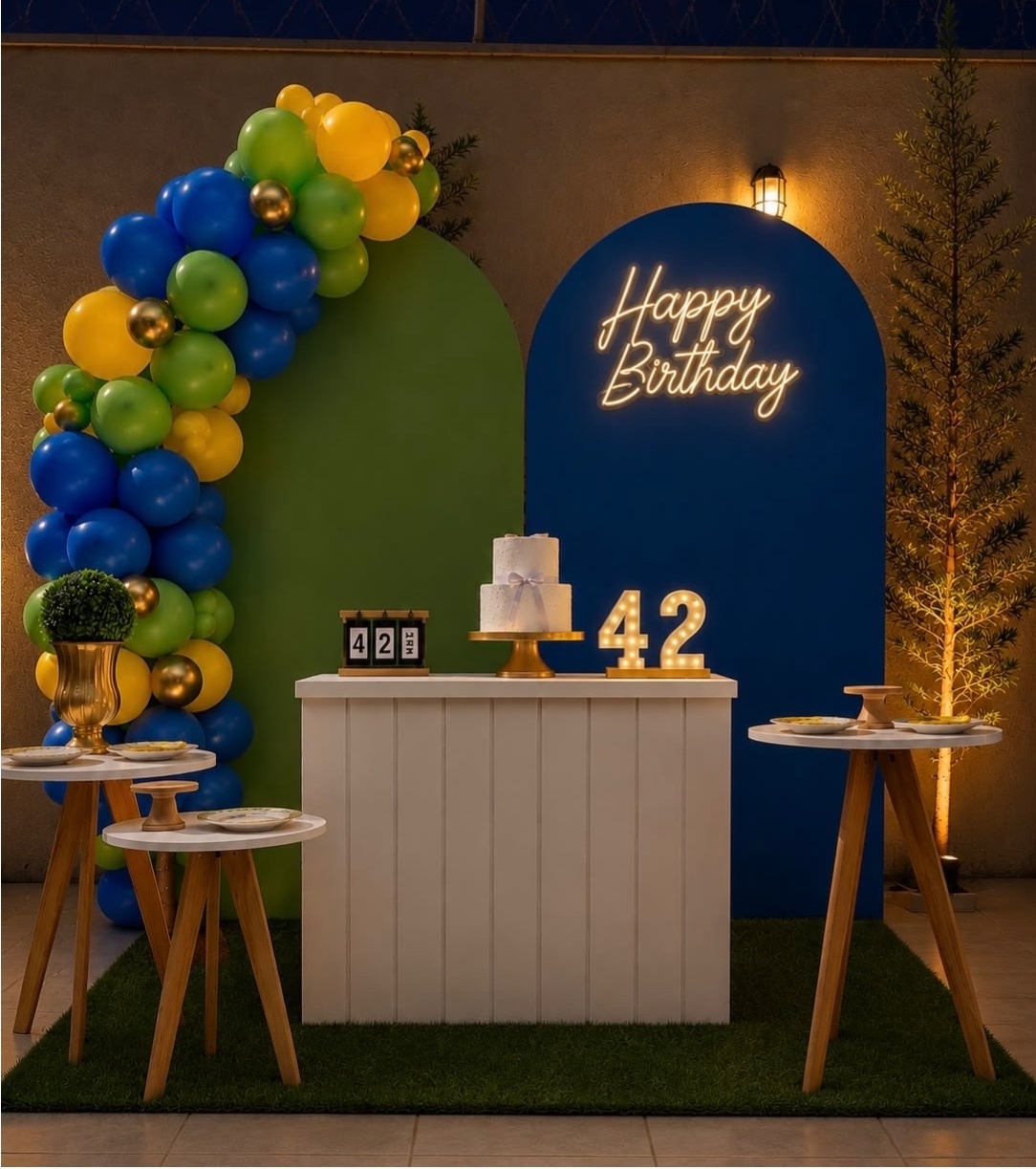 Meio Arco de Balão - decorbox
