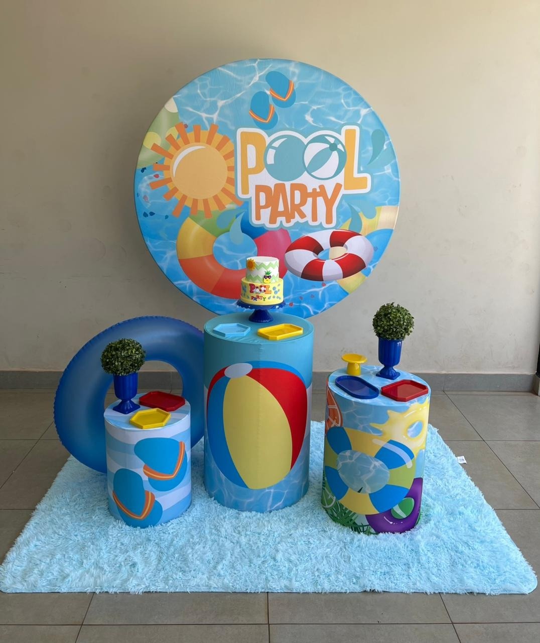 Pool Party Menino Base  - decorbox