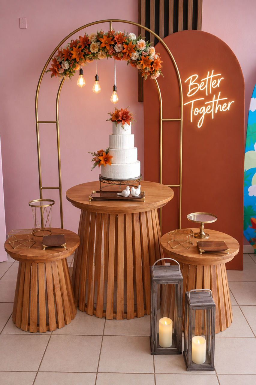 Lok E Monte Casamento Rústico Terracota - Biscuit's Mania 