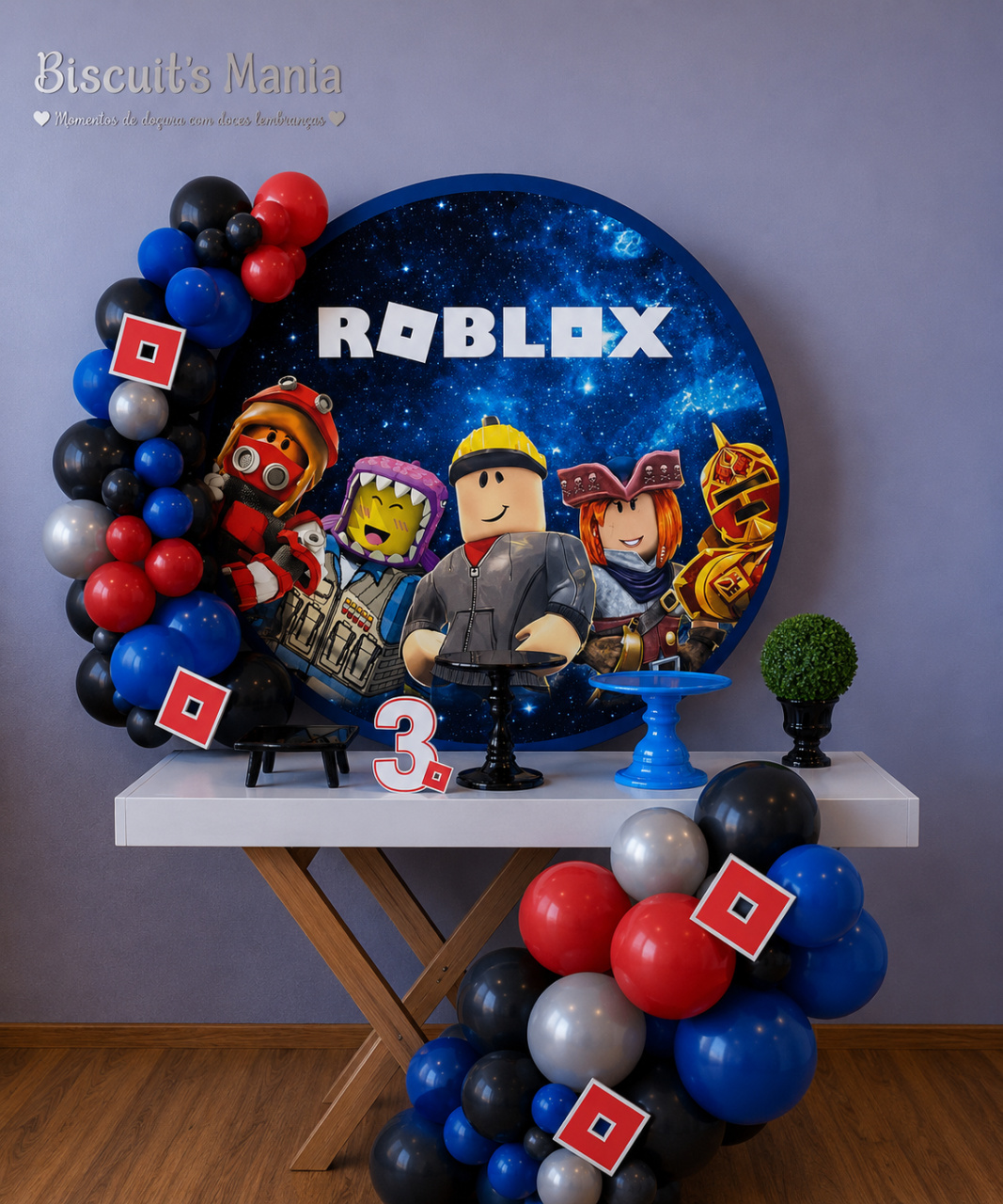 Festa Na Mesa Do Roblox - Biscuit's Mania 
