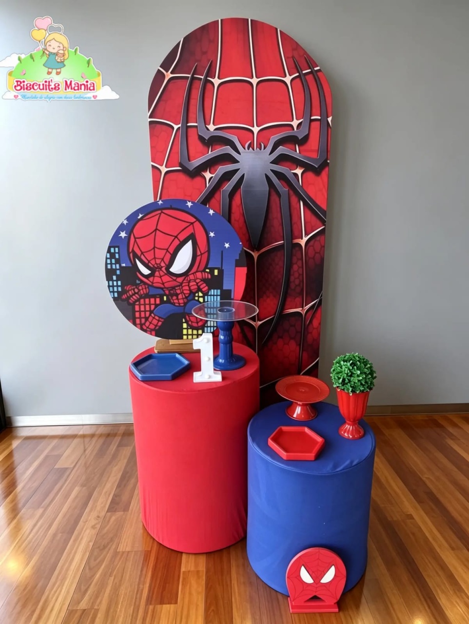 Festa Na Mesa Homem Aranha - Biscuit's Mania 