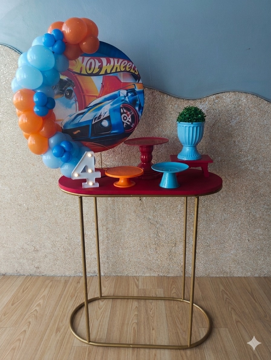 Festa Na Mesa Hot Wheels - Biscuit's Mania 