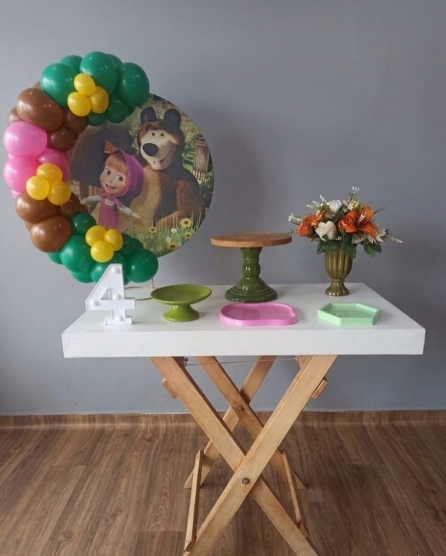 Festa Masha E O Urso - Biscuit's Mania 