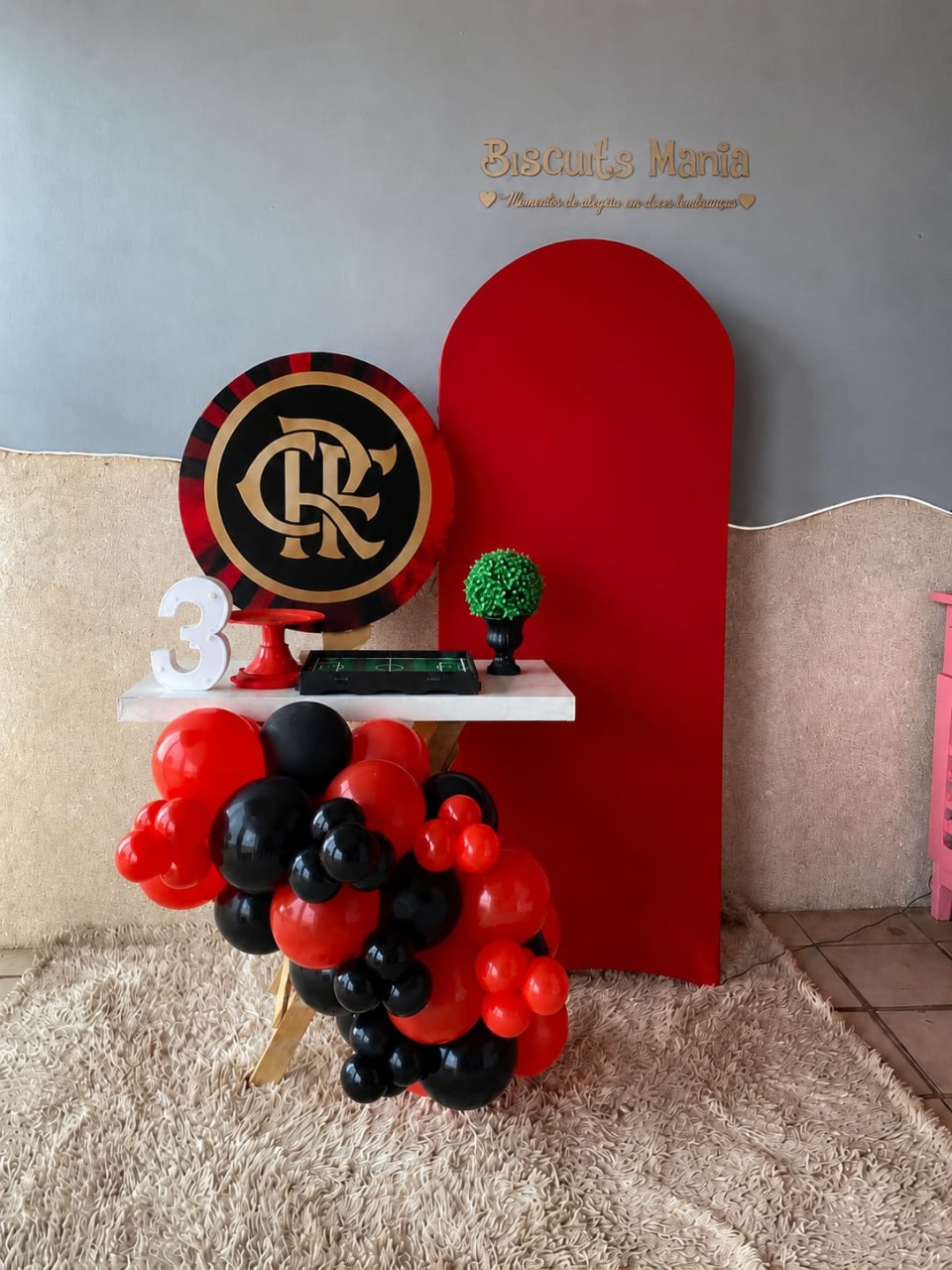 Festa Na Mesa Premium Do Flamengo - Biscuit's Mania 