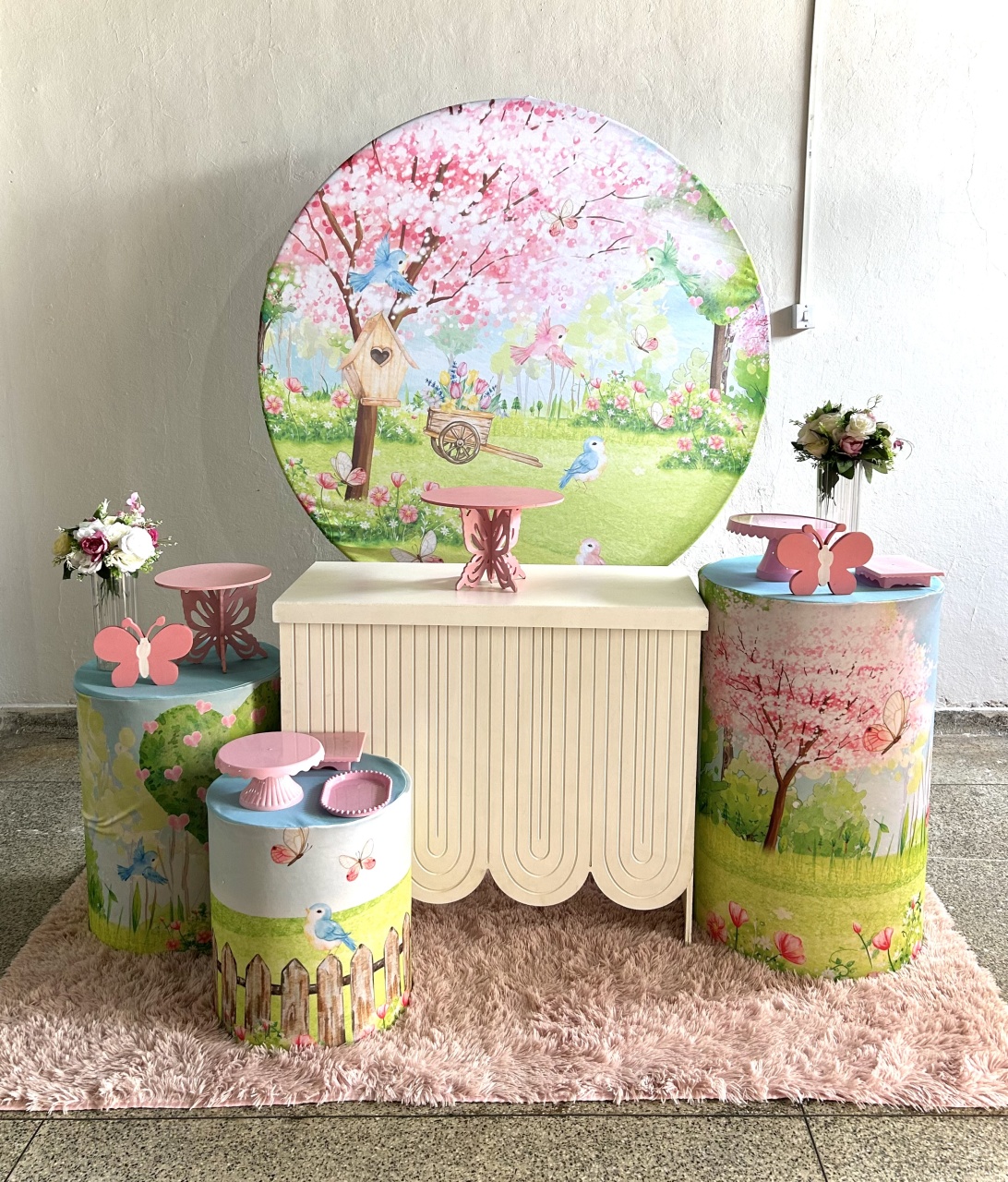 Kit Prata Jardim Encantado - Festa Criativa Udi