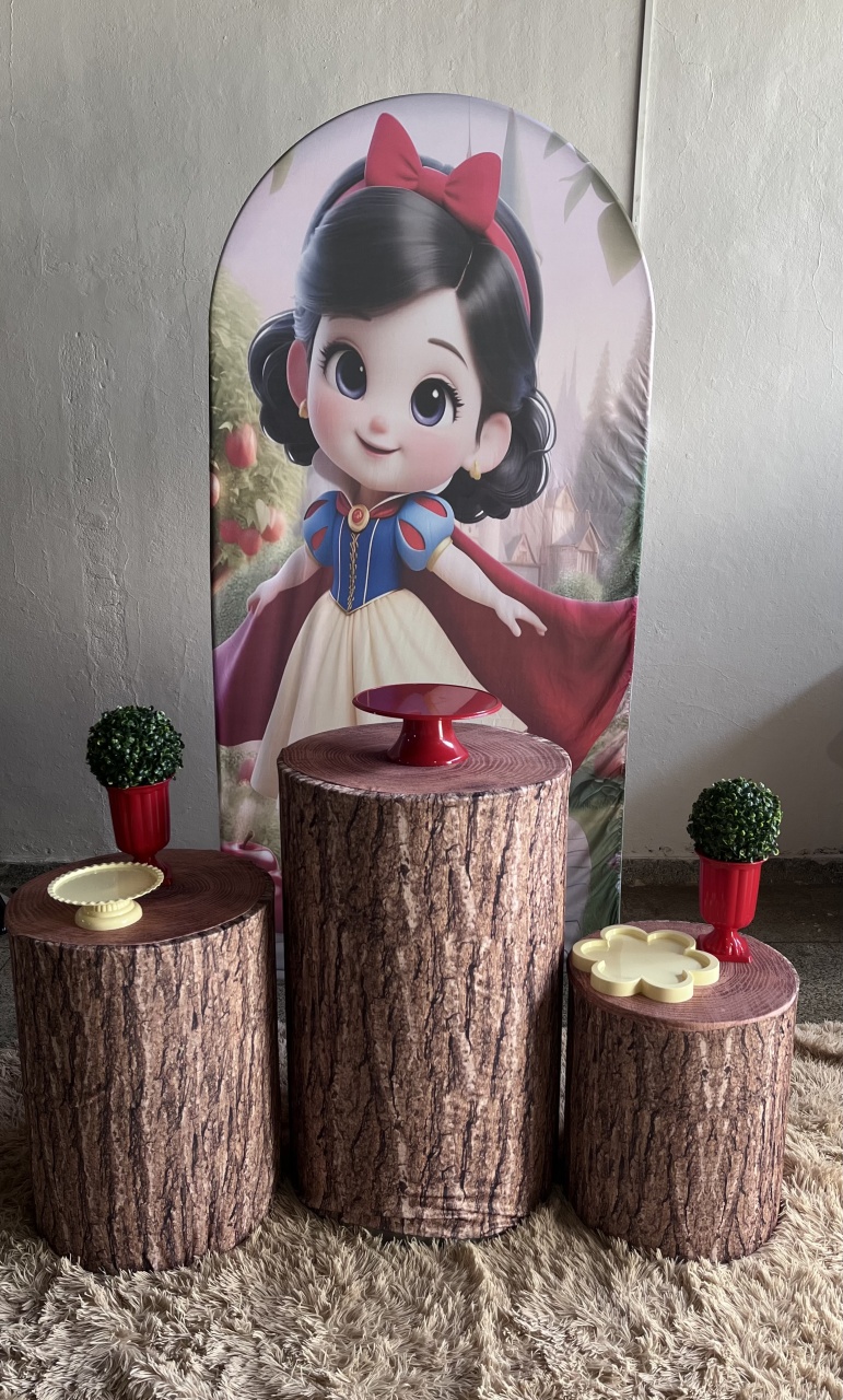 Branca de Neve Baby Kit Bronze - Festa Criativa Udi