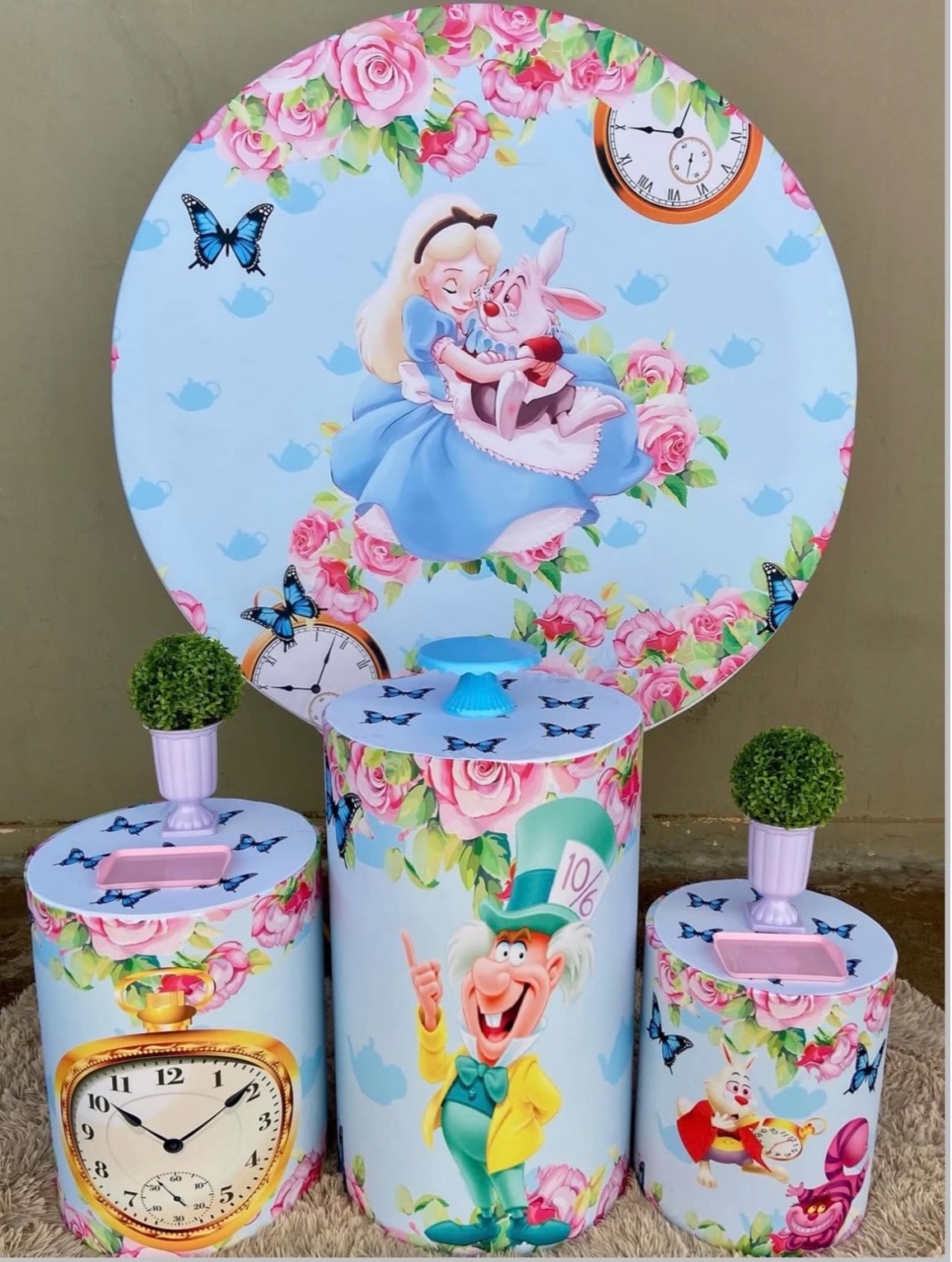 Alice No País das Maavilhas Kit Bronze - Festa Criativa Udi