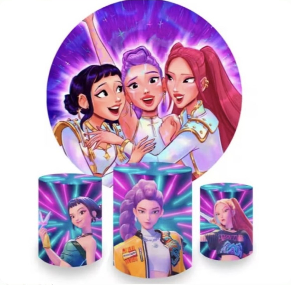 Kit Bronze Guerreiras Do Kpop - Festa Criativa Udi