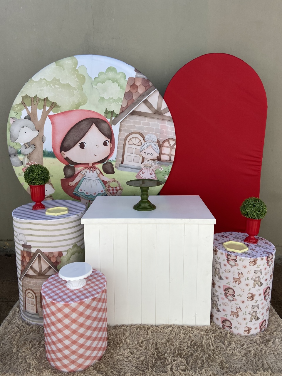 Kit Ouro Chapeuzinho Vermelho - Festa Criativa Udi